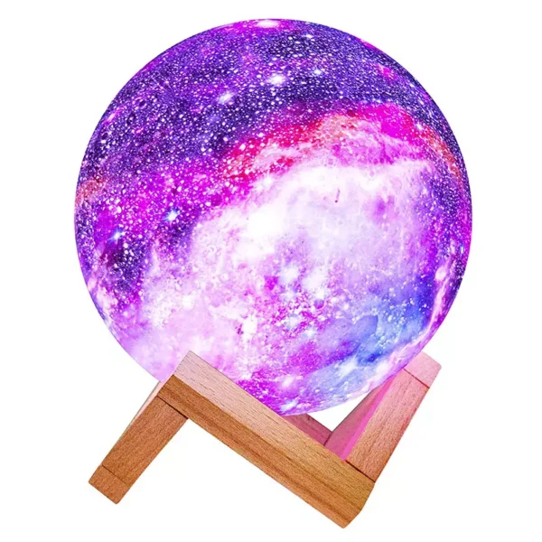 galaxy moon lamp main image